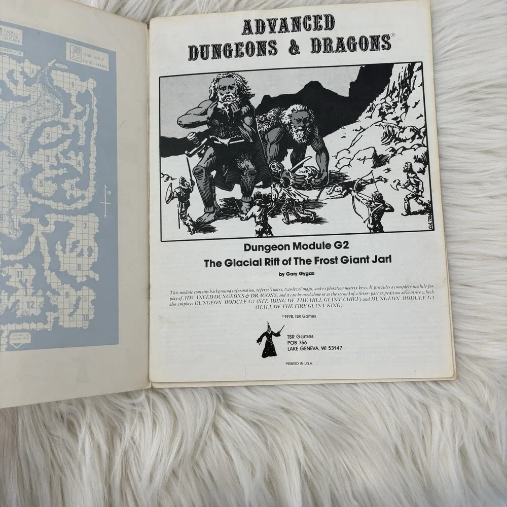 AD&D Module G2 - The Glacial Rift Of the Frost Giant Jarl -‎ 1978